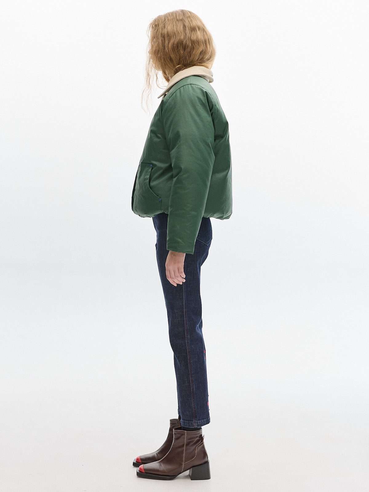 Land cotton waxed jacket _ Green