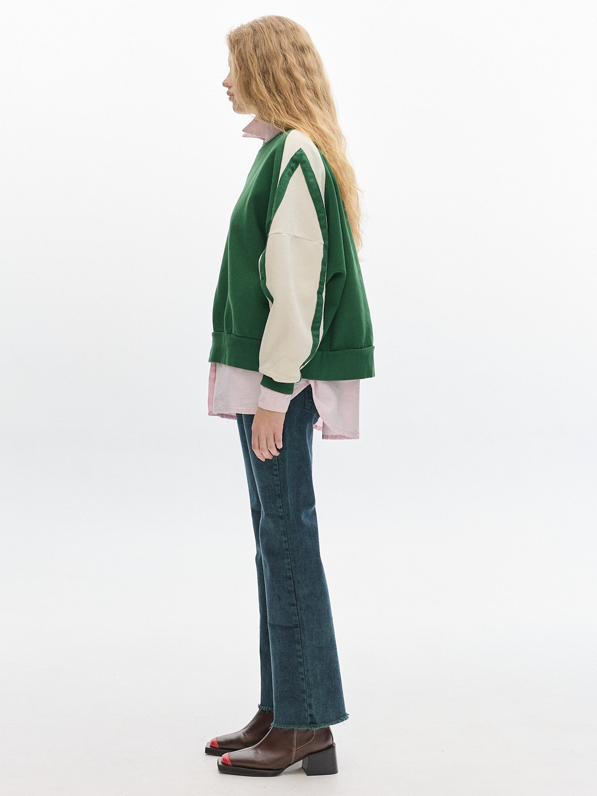 Forest cotton sweatshirt _ Green