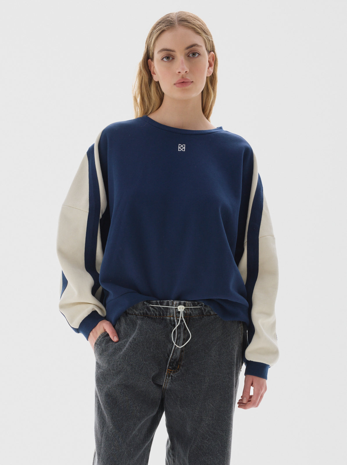 Olympia soft fleece sweatshirt_Blue