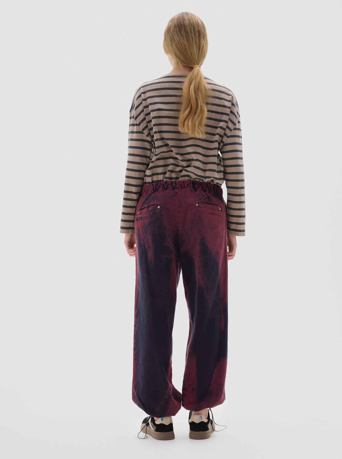 T-shirt longsleeve sailor stripes_Brown
