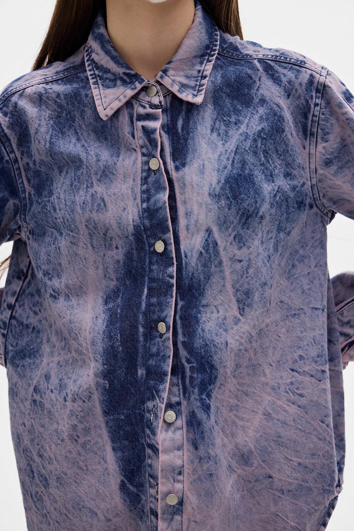 Noble Denim Shirt_Rose Washed