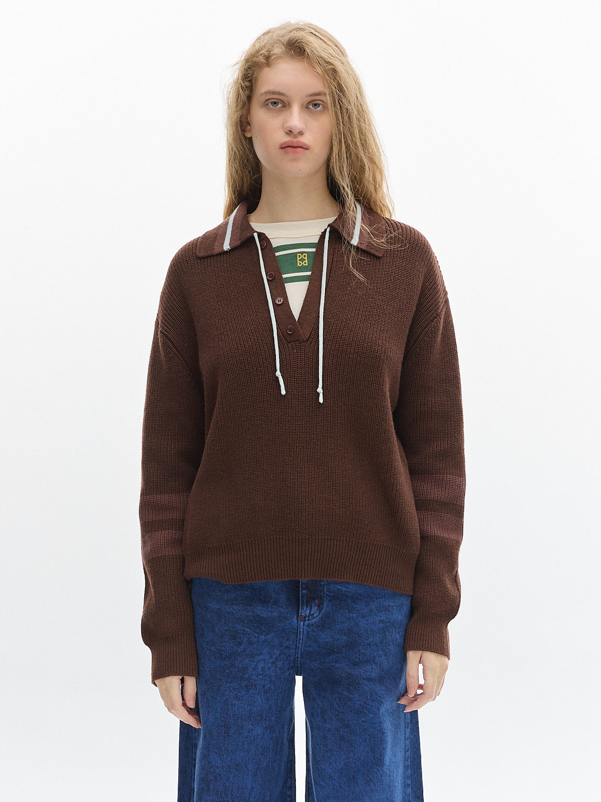 Club Knit sweater _ Chocolate