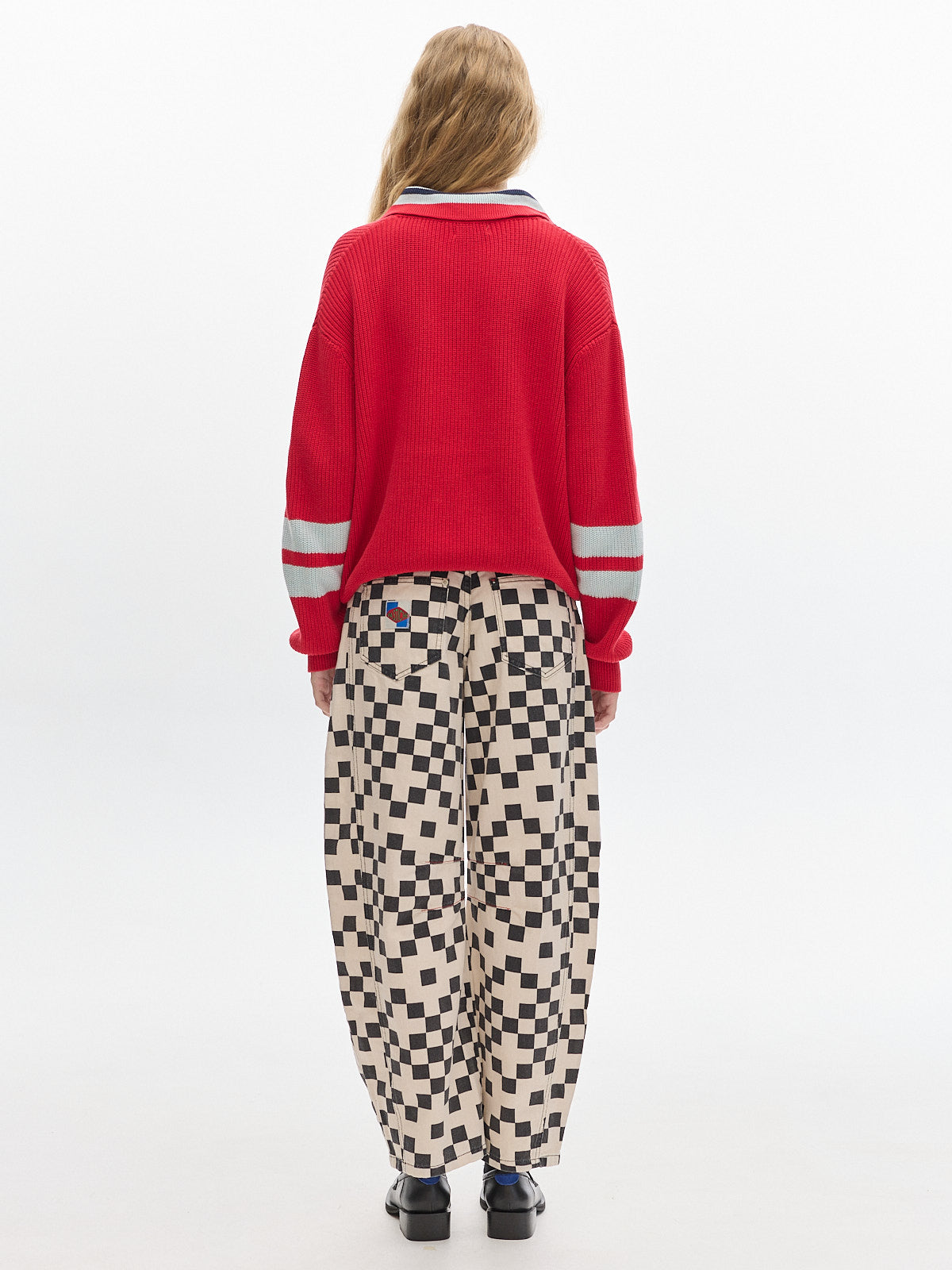 Club Knit sweater_ Red