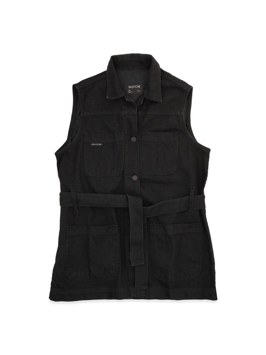 Tex Denim Vest_Black