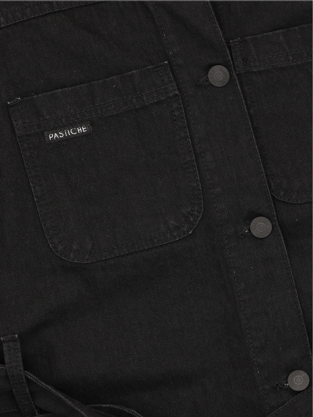 Tex Denim Vest_Black