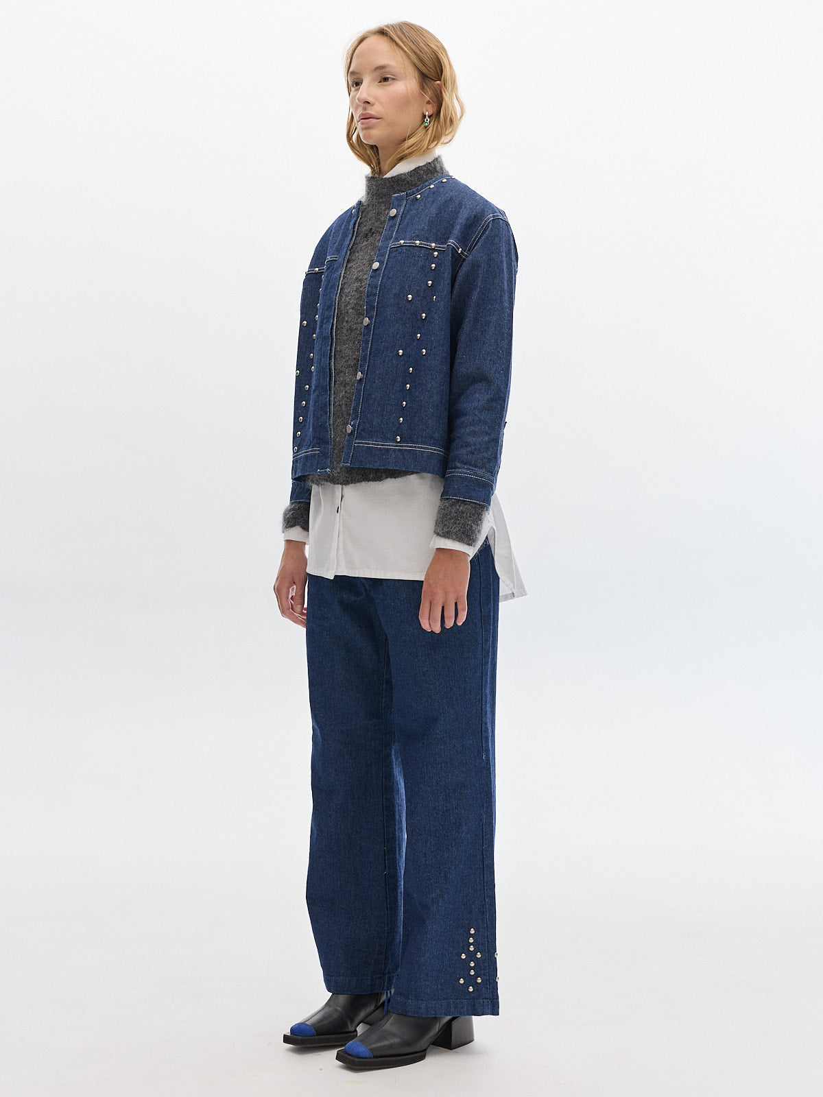 Canyon denim raw jacket _ Blue