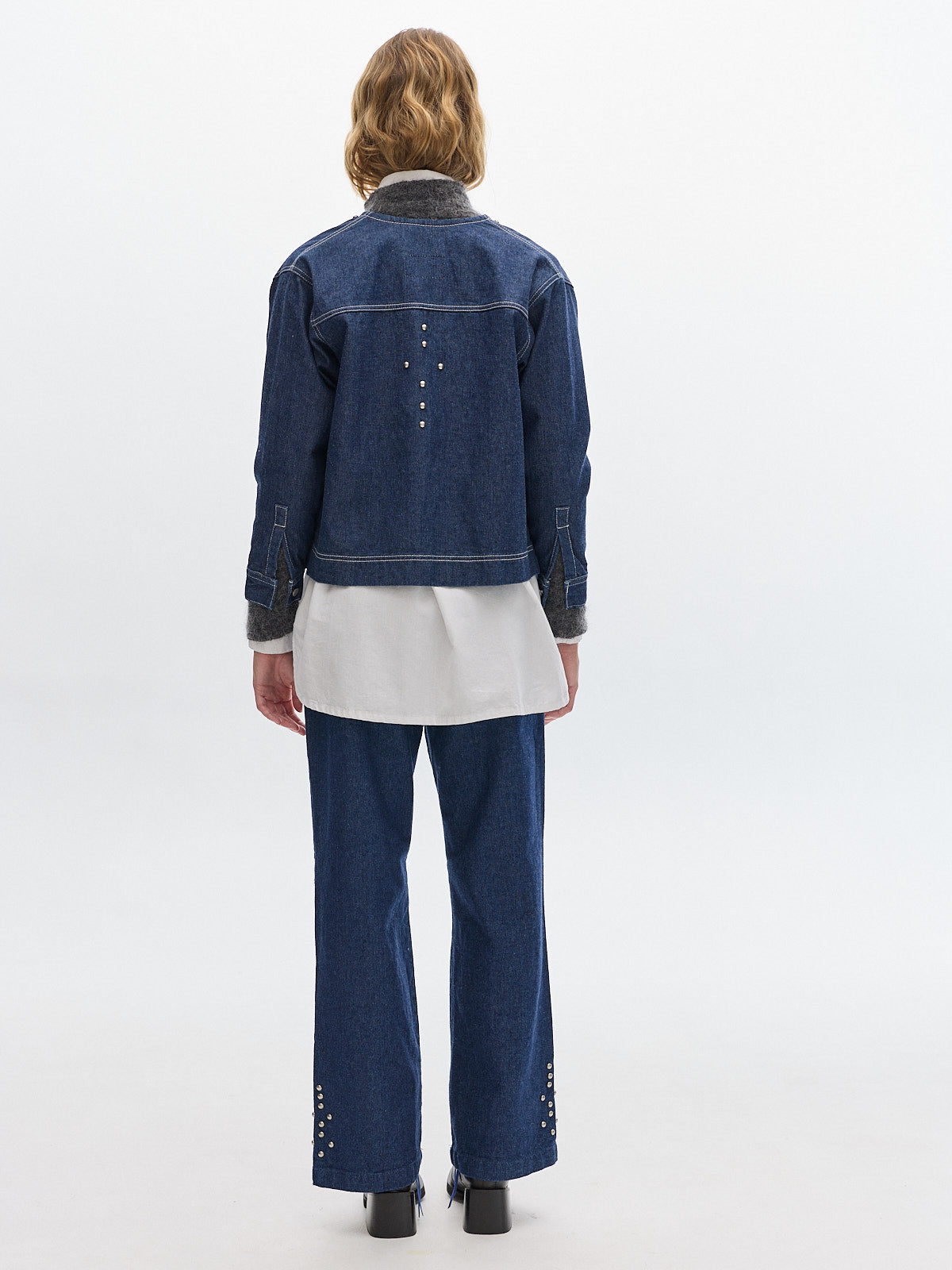 Canyon denim raw jacket _ Blue