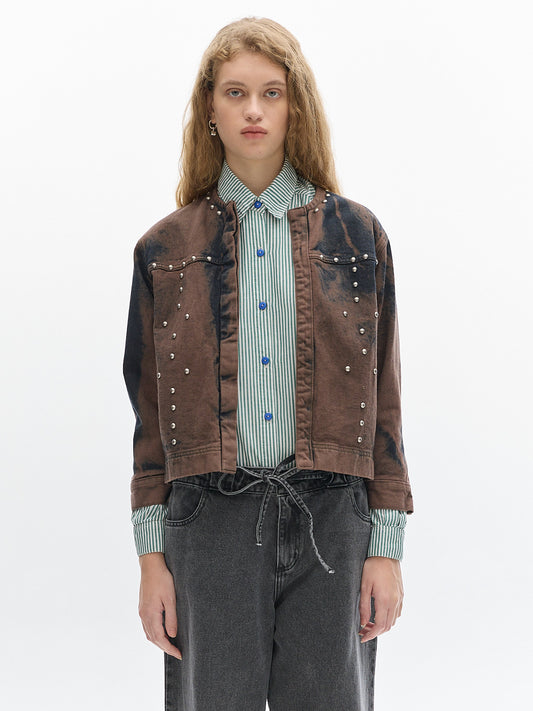 Canyon washed jacket _ Brown