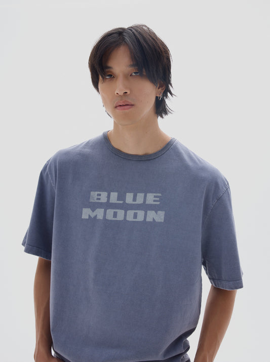Moon graphic men’s t-shirt_blue