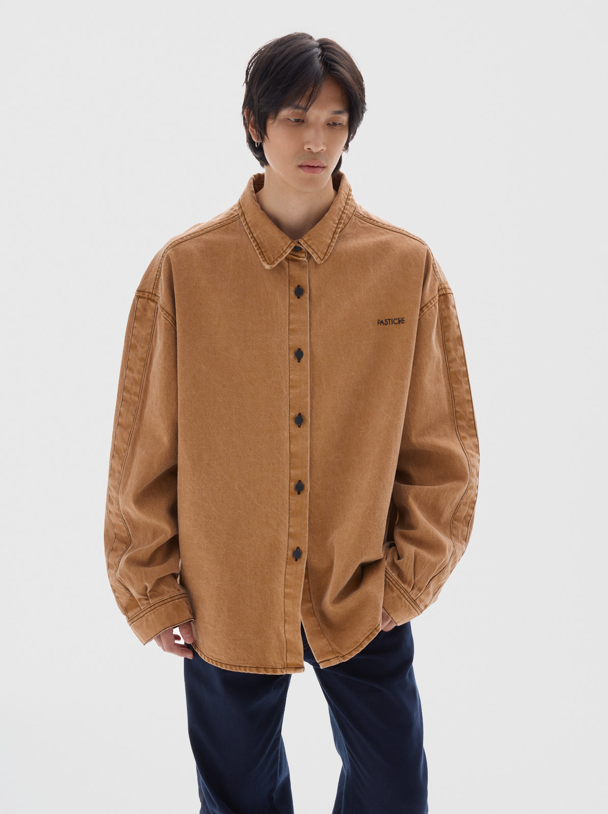 Honor denim shirt _camel