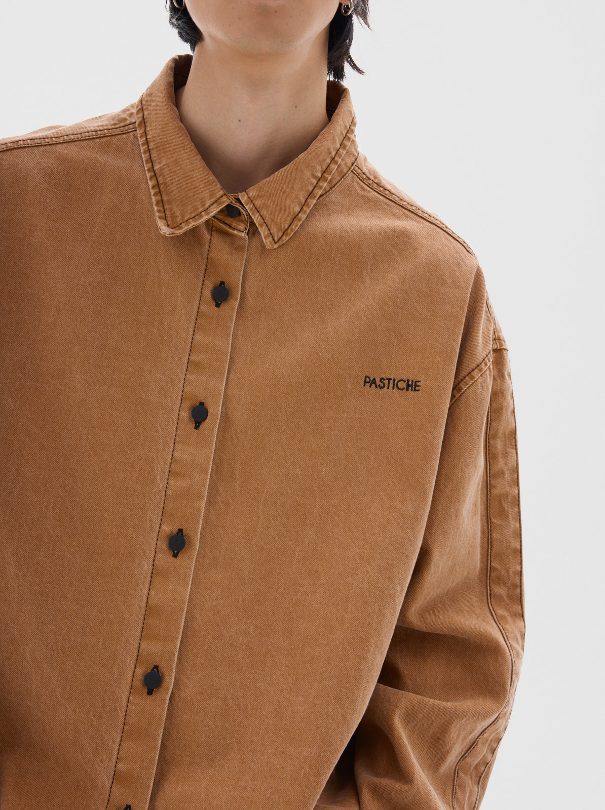 Honor denim shirt _camel