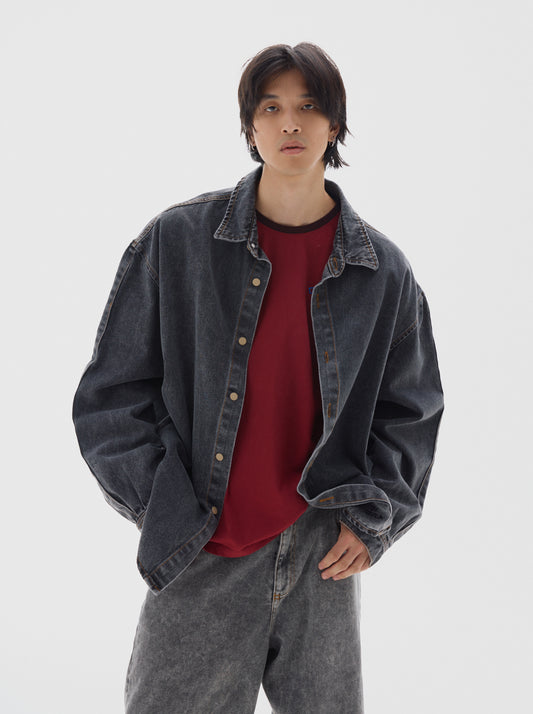 Honor denim shirt _stone