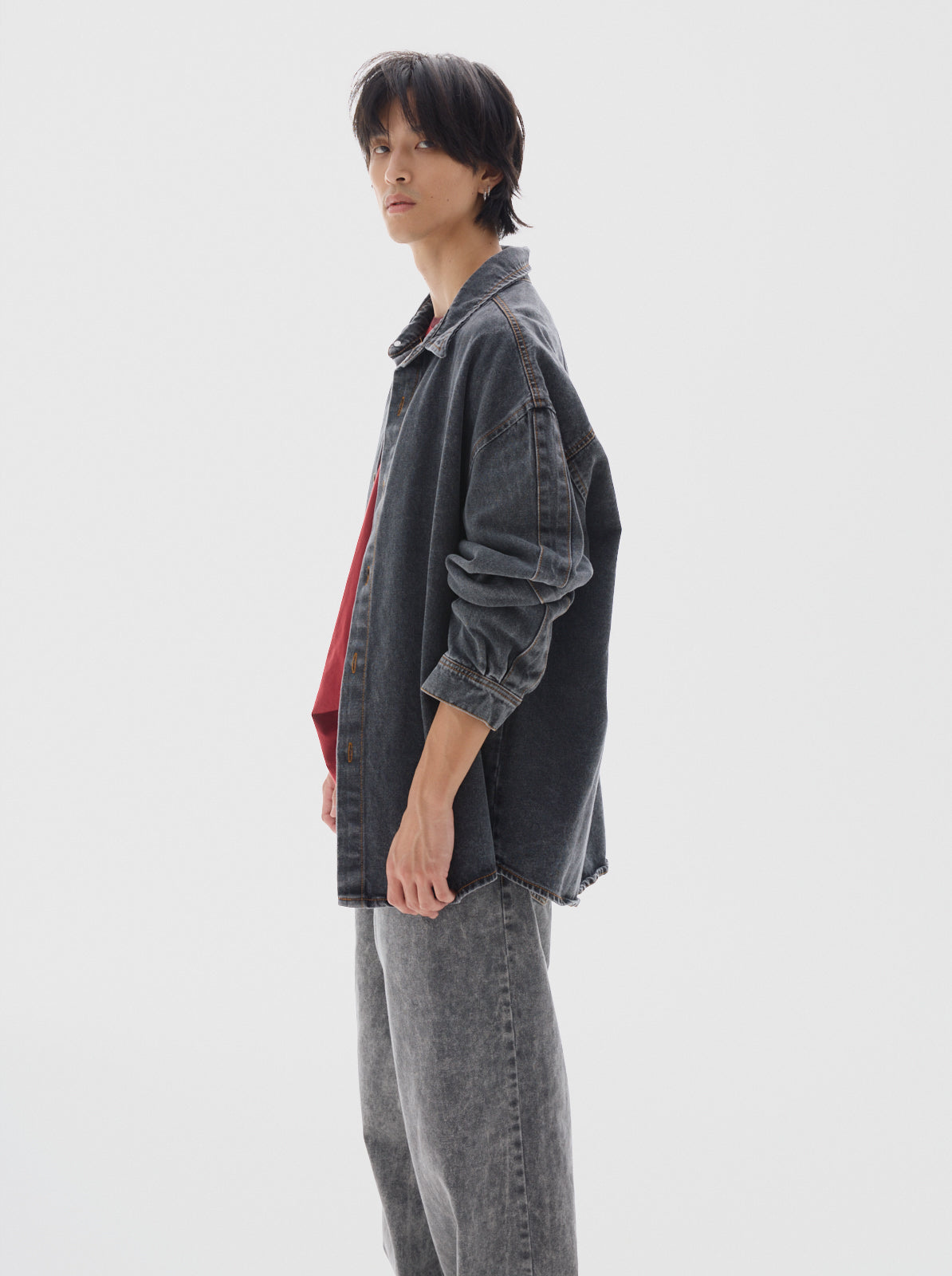 Honor denim shirt _stone