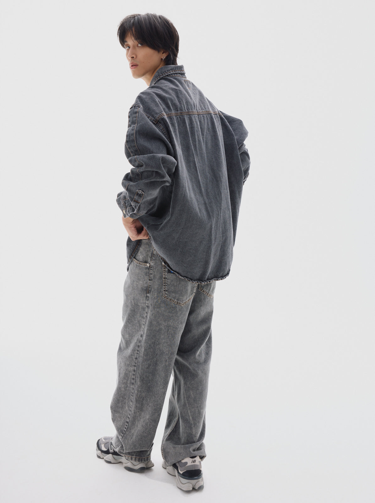 Honor denim shirt _stone
