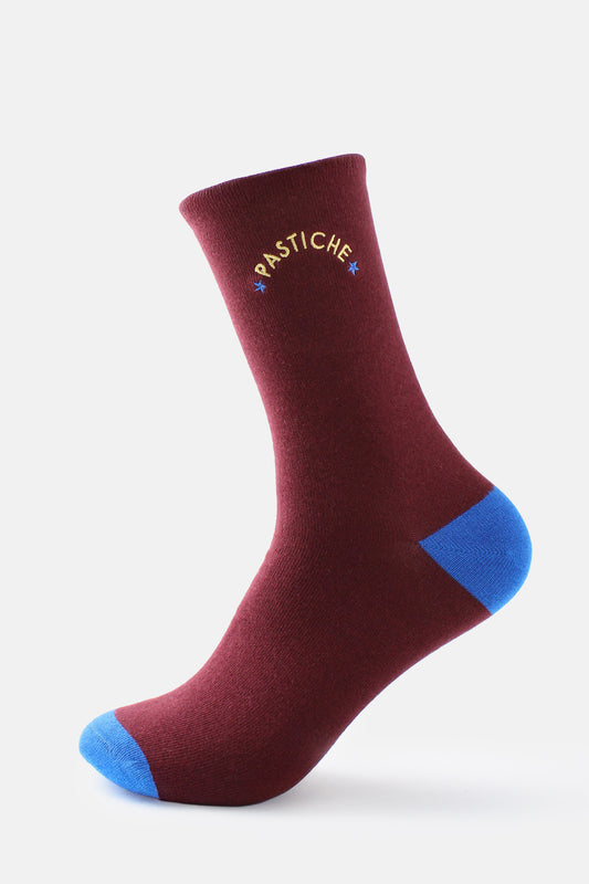 Ritmo Socks_Burgundy