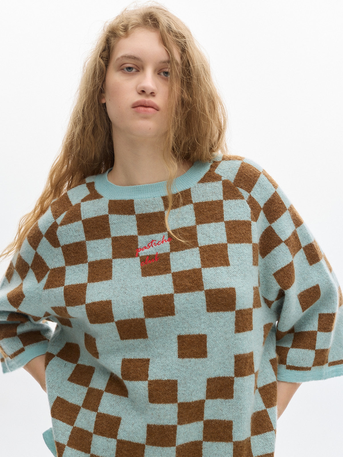 Roca Knit t-shirt_ Brown