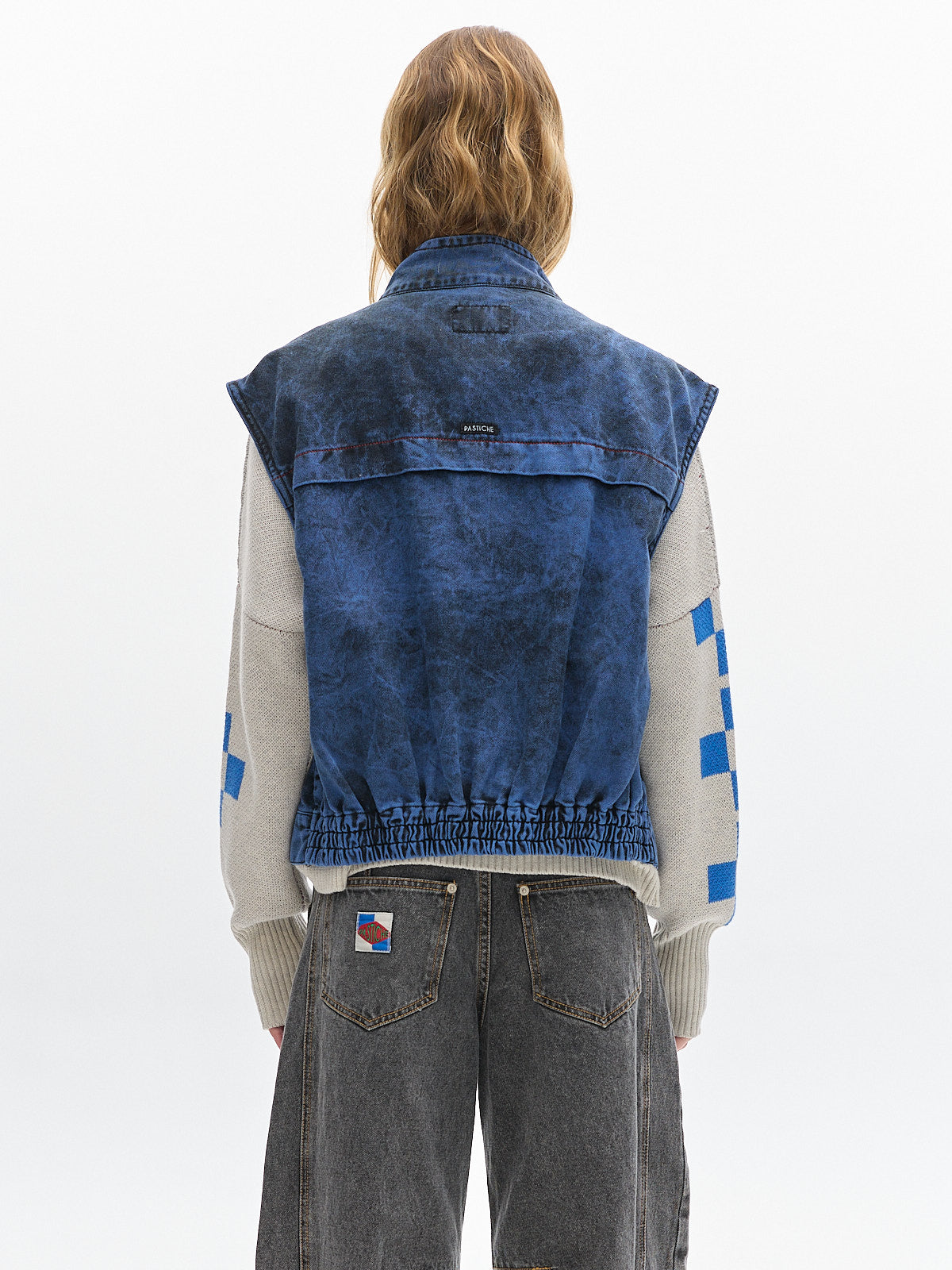 Explorer washed vest _ Blue
