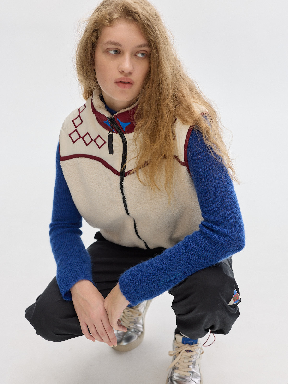 Montana fleece Vest _ Cream