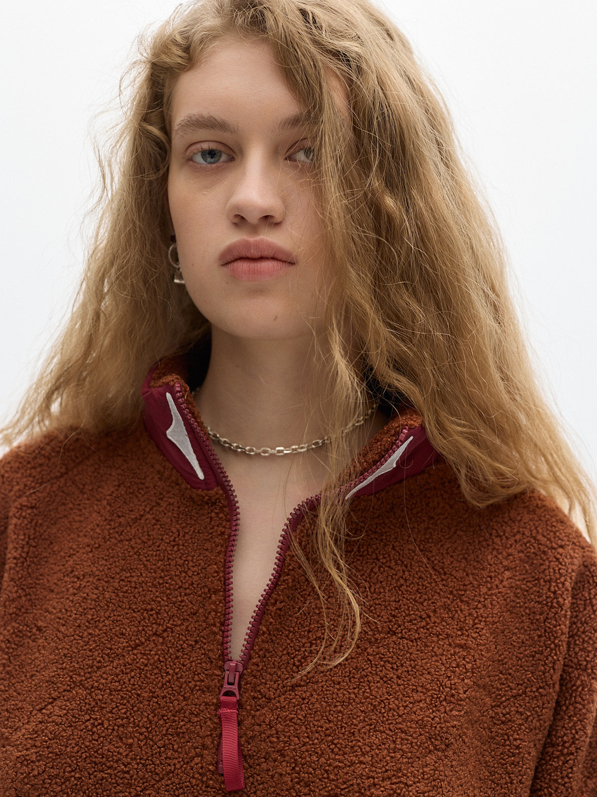 Boy fleece pullover _ Brown