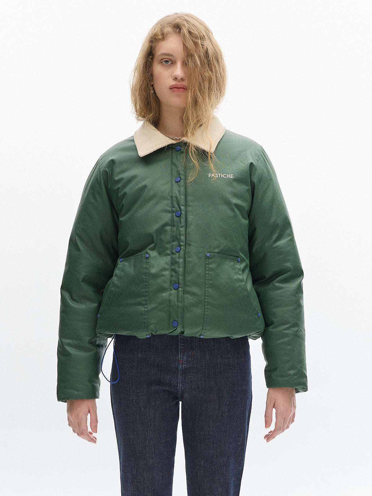 Land cotton waxed jacket _ Green