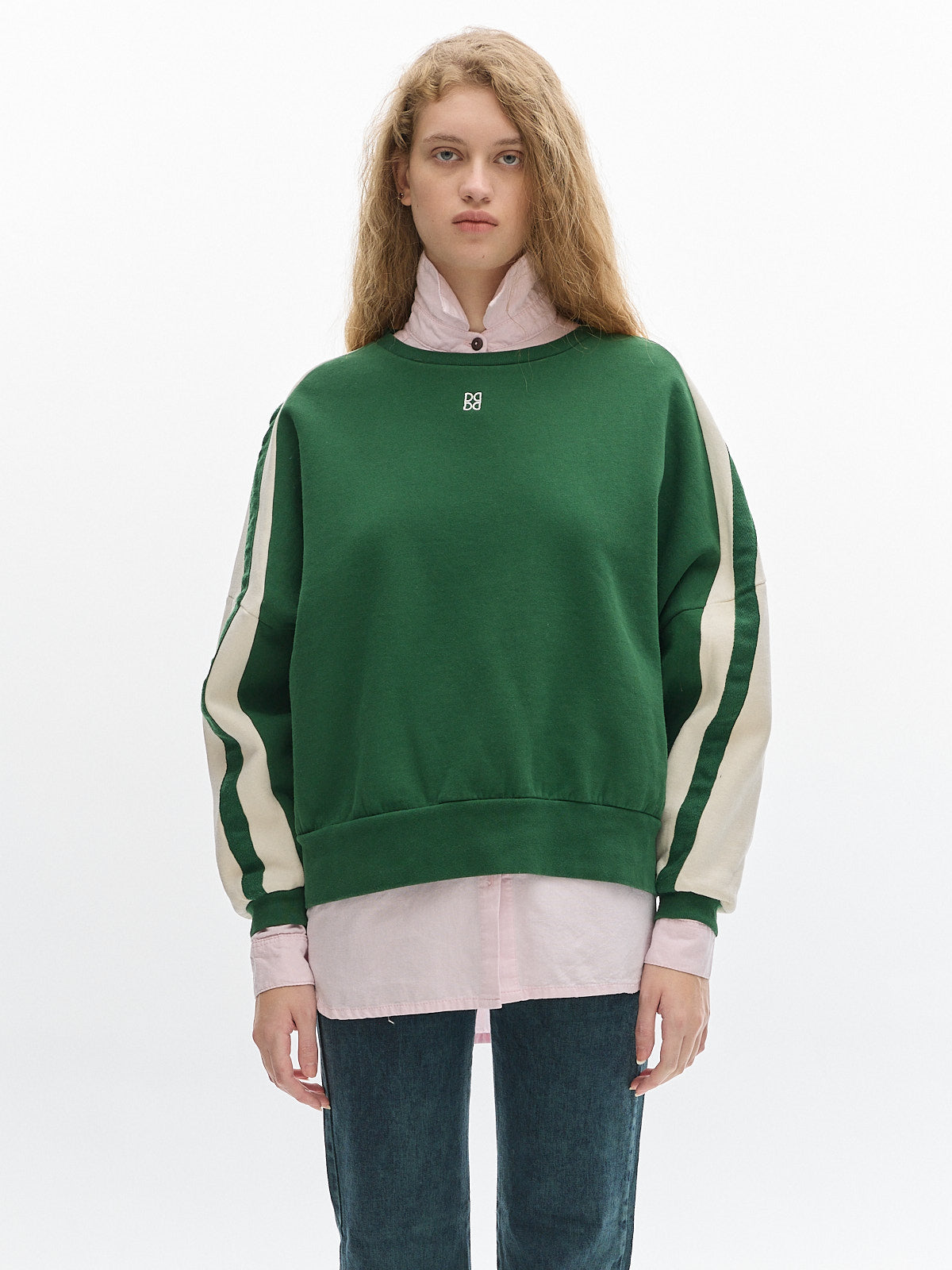 Forest cotton sweatshirt _ Green