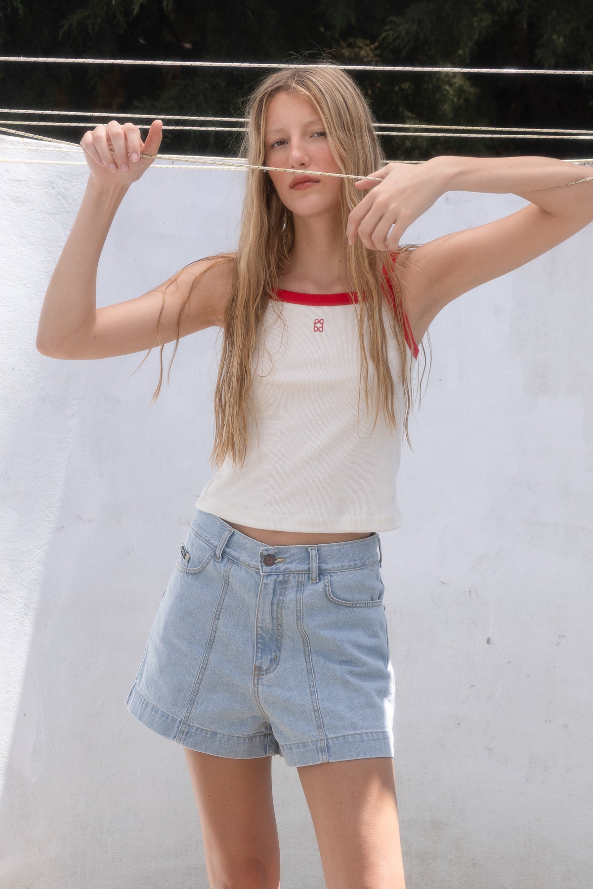 Arlo Denim Shorts_Classic Blue