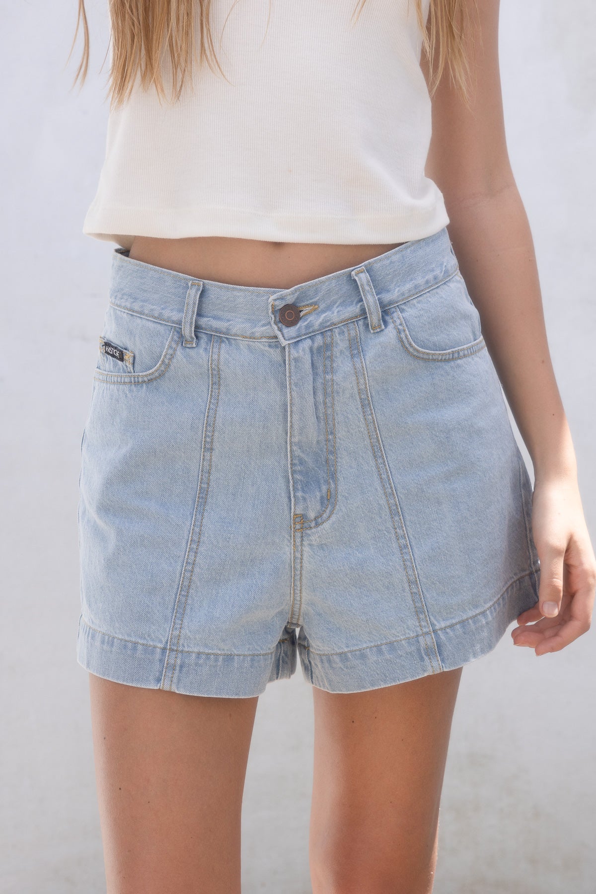 Arlo Denim Shorts_Classic Blue