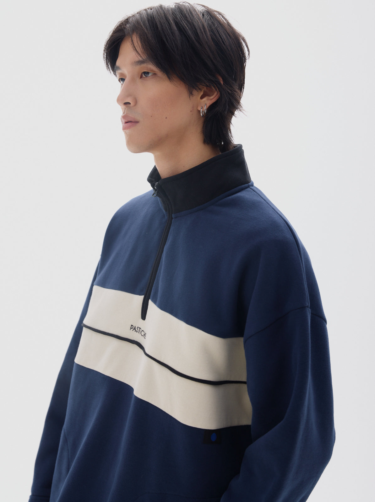 Dude fleece sweatshirt_Blue