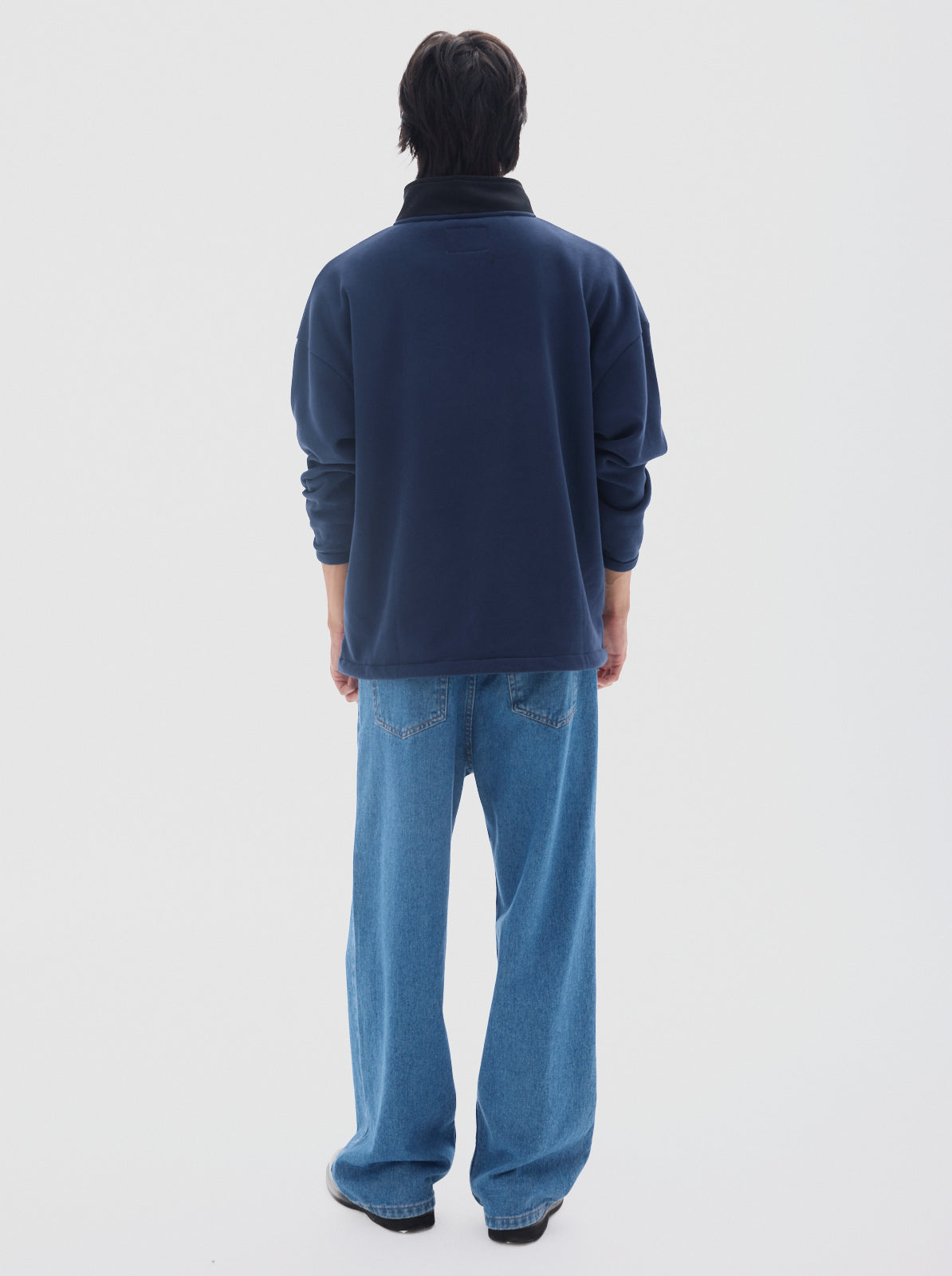 Dude fleece sweatshirt_Blue