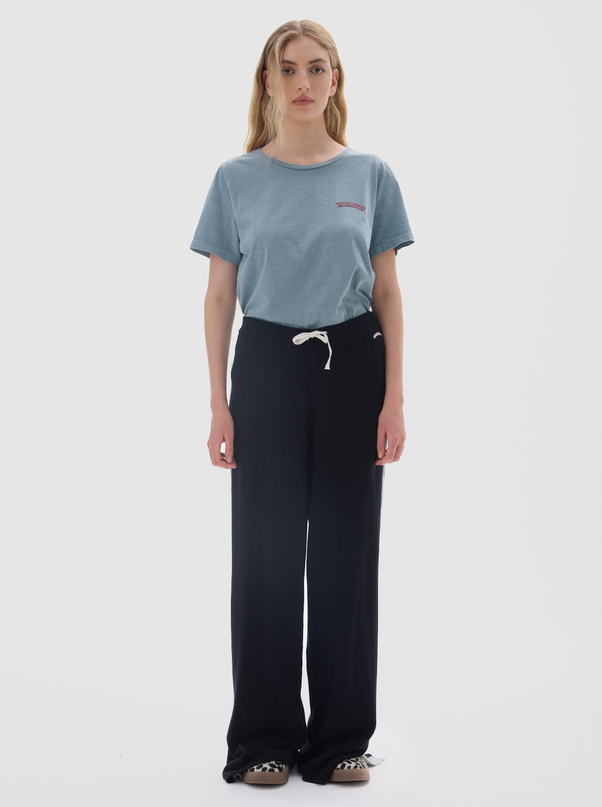 Juno cotton pants_Black