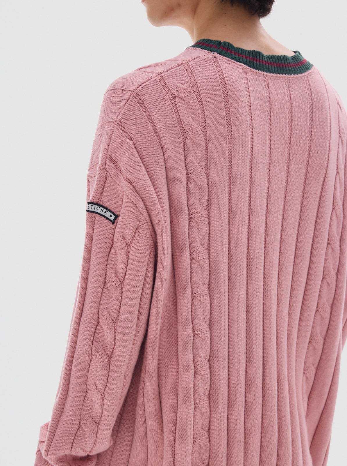 Royce cotton knit sweater_Pale pink