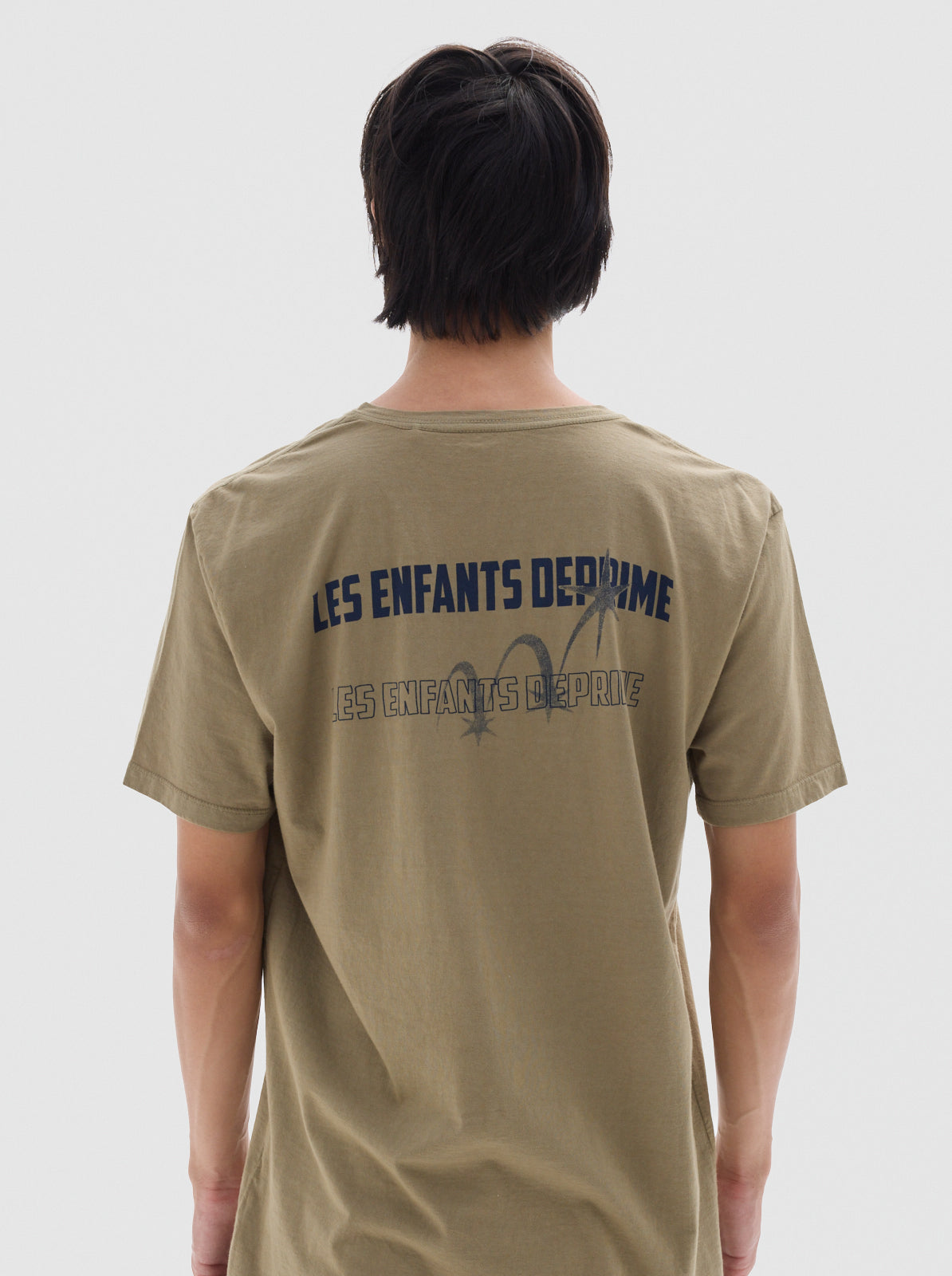 Les enfants graphic men’s t-shirt_green