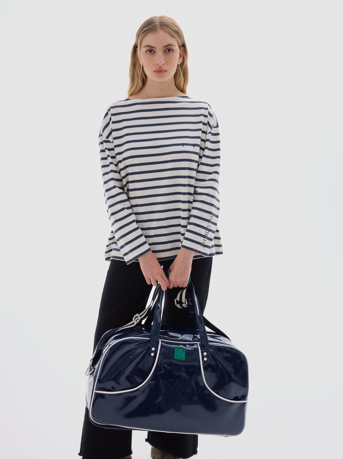 T-shirt longsleeve sailor stripes_Offwhite