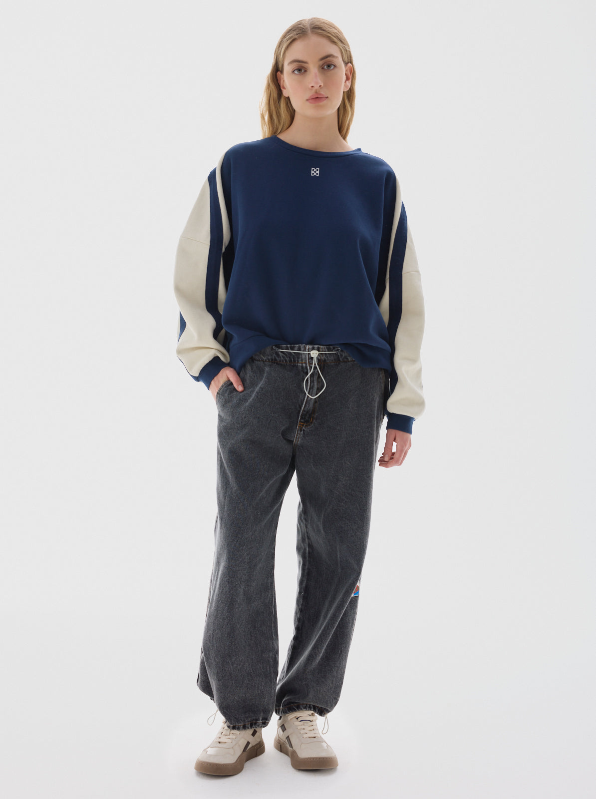 Olympia soft fleece sweatshirt_Blue