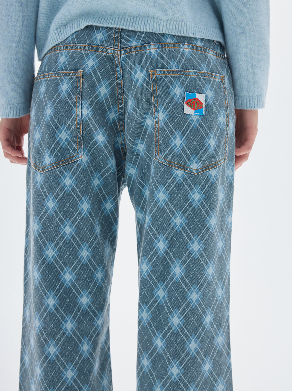 Vaquero fullprint denim jean_blue