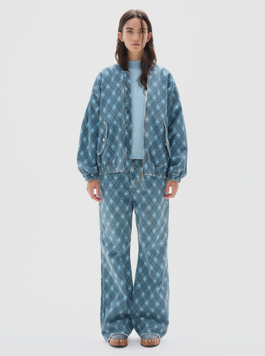 Vaquero fullprint denim jean_blue