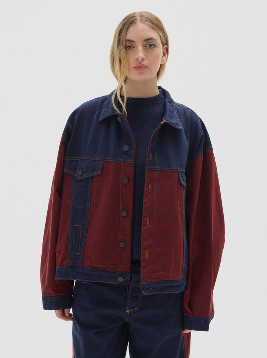 Radio cb denim jacket _blue