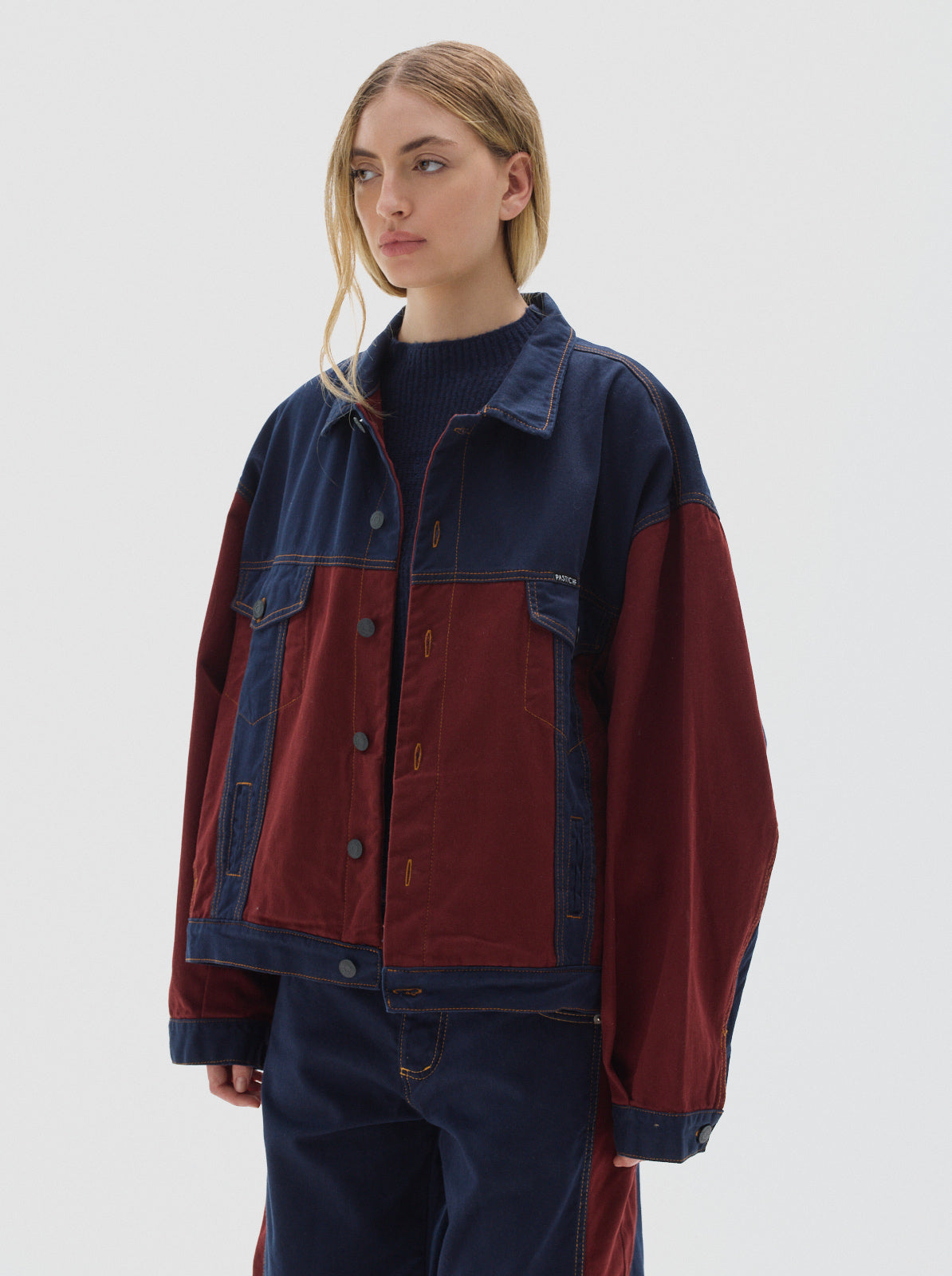 Radio cb denim jacket _blue
