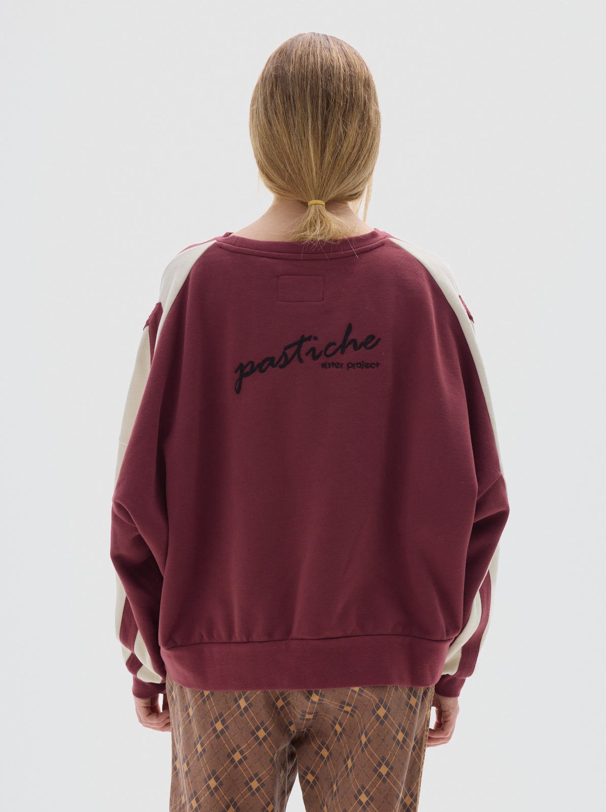 Olympia soft fleece sweatshirt_Bordeaux