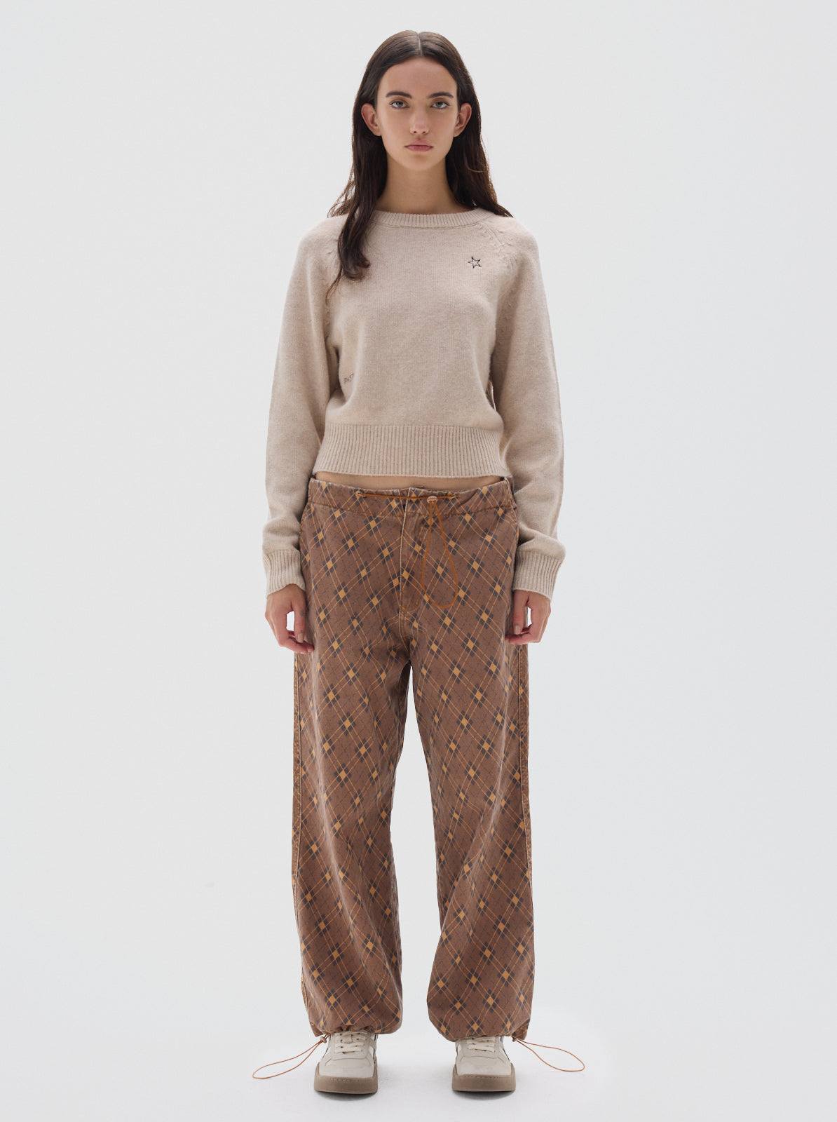 Parachute print jean_brown