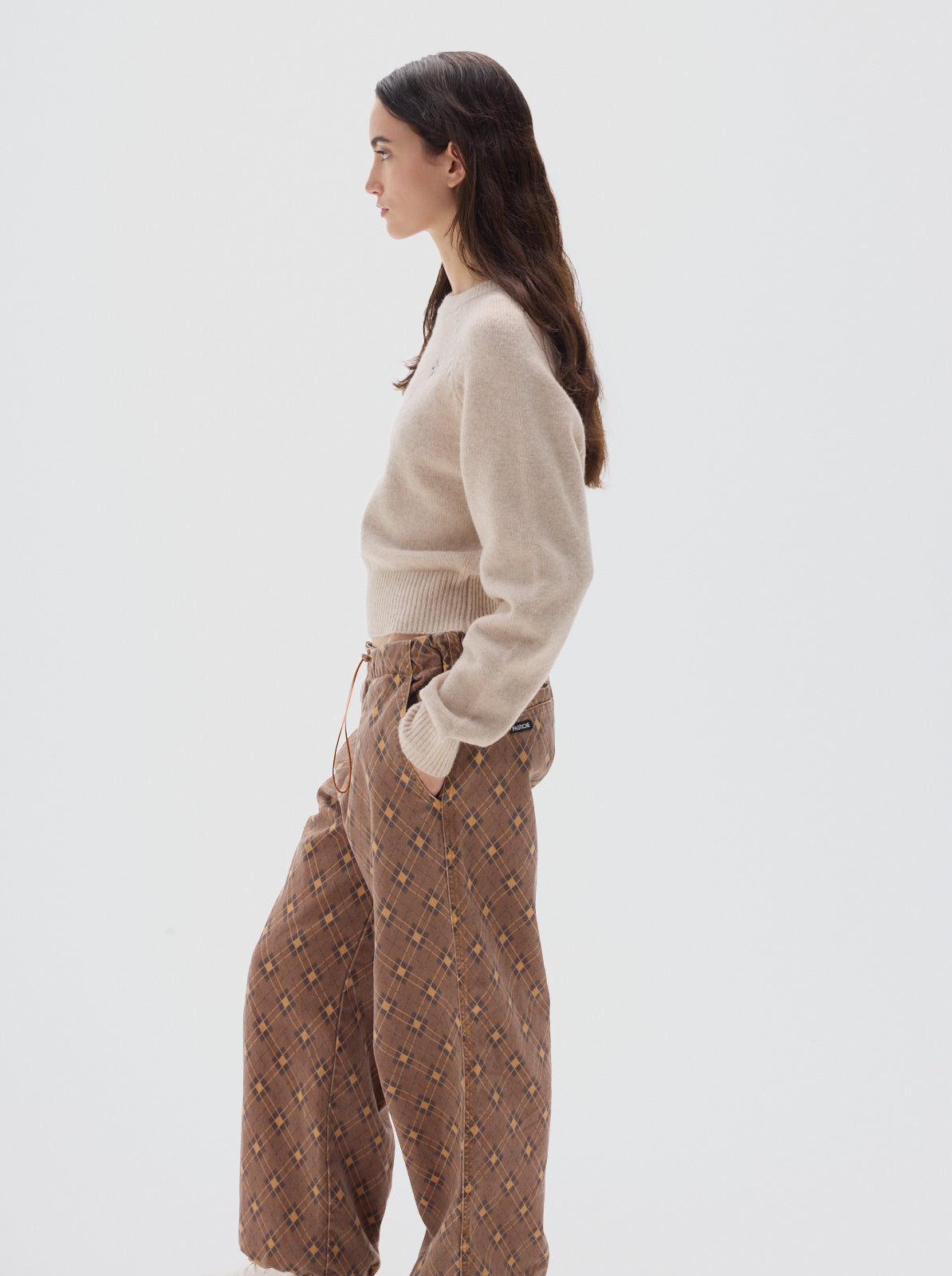 Parachute print jean_brown