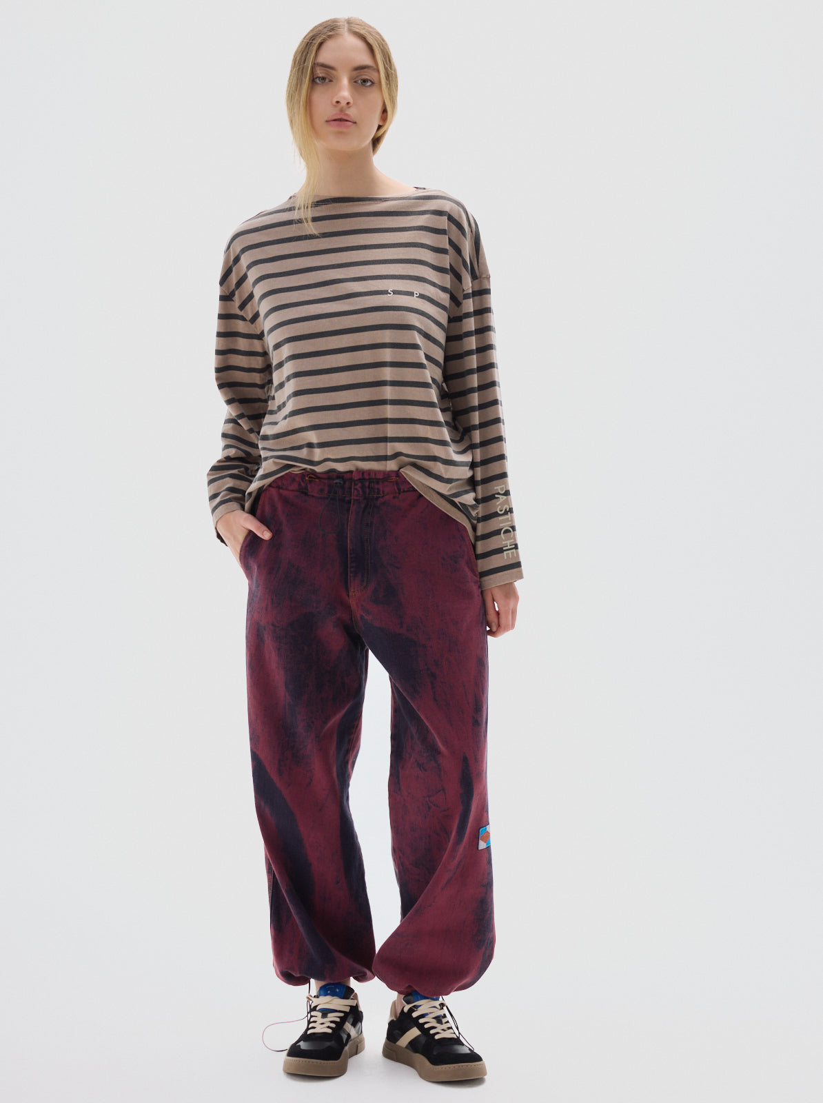 Parachute washed jean_bordeaux