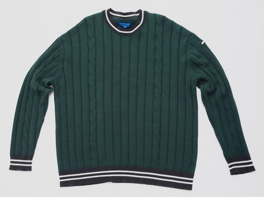 Royce cotton knit sweater_Green