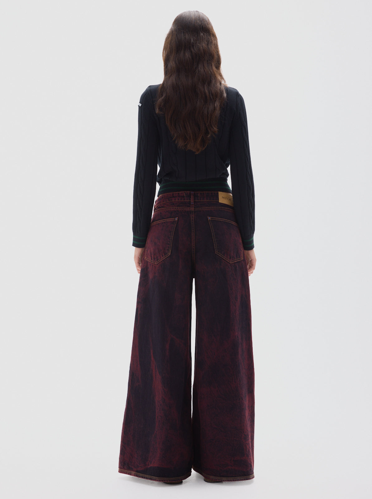Wild washed jean_bordeaux