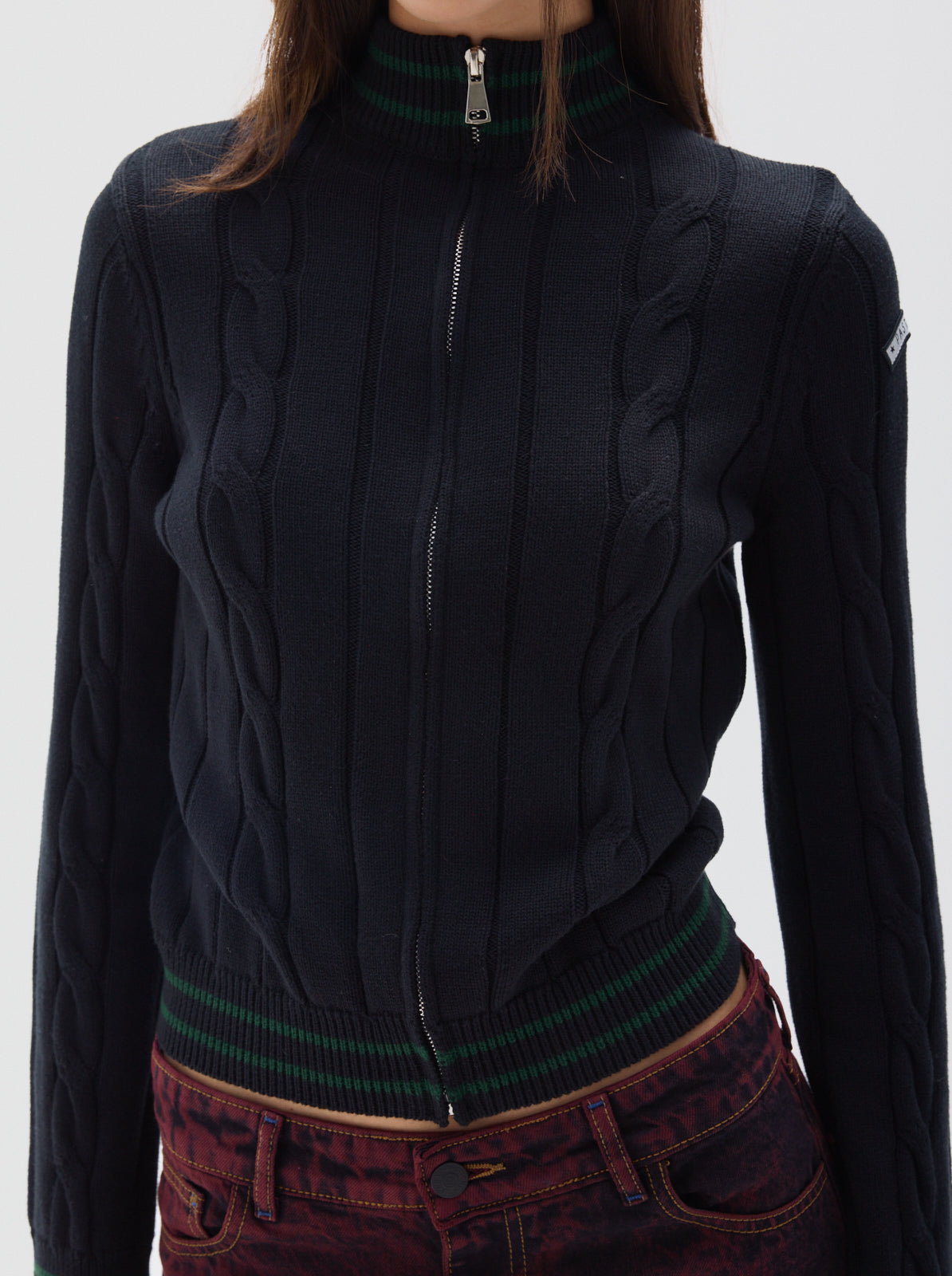 Darby cotton sweater_Black