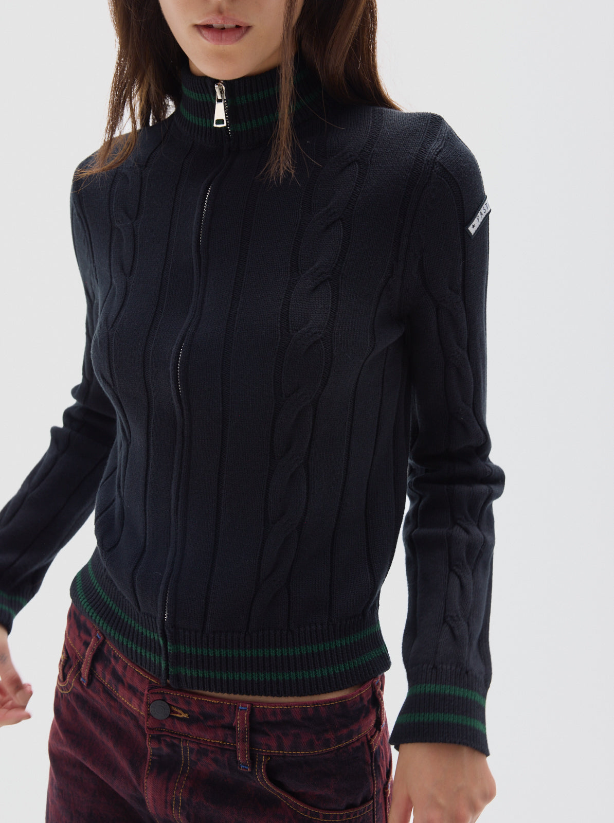 Darby cotton sweater_Black