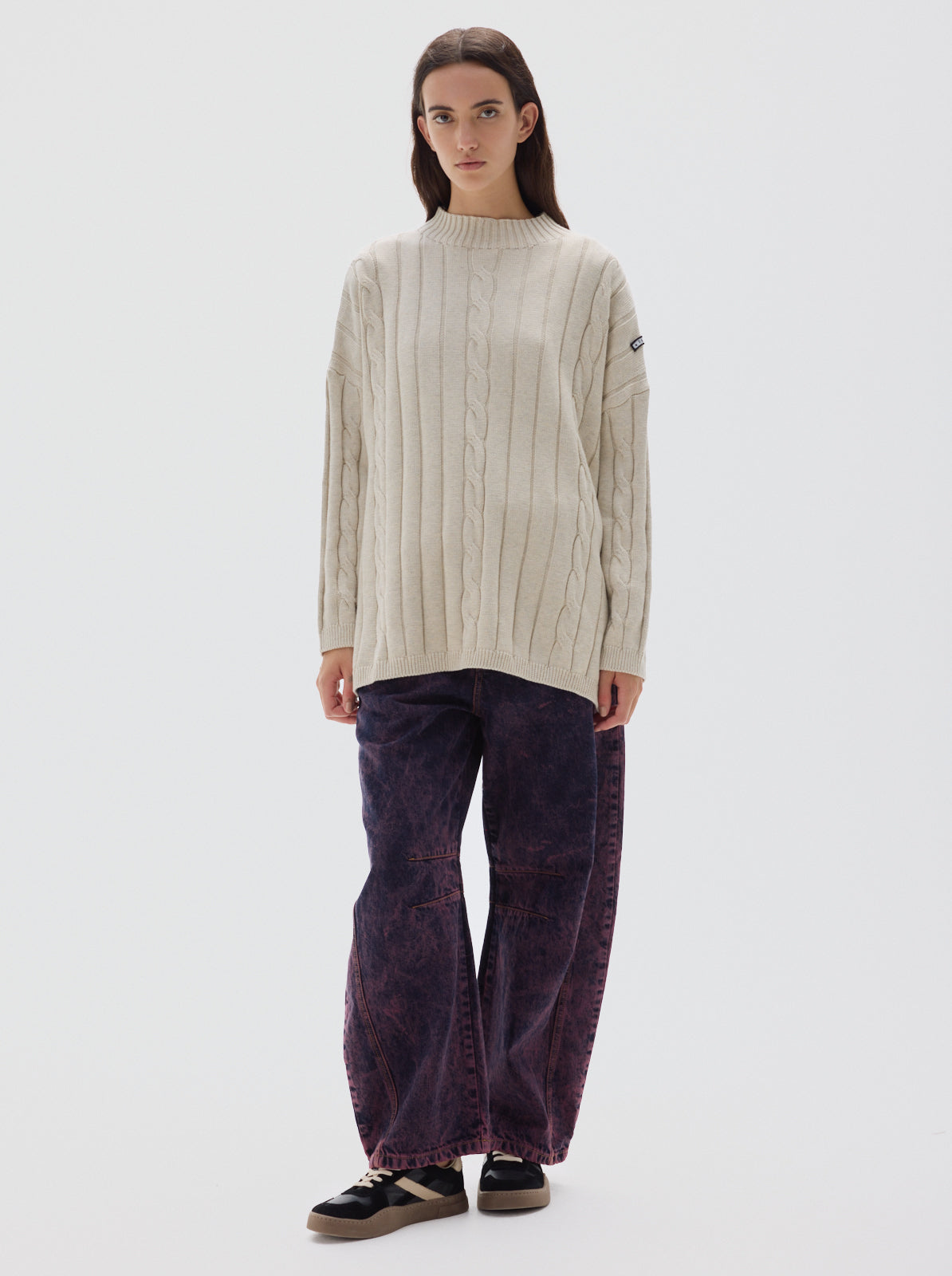 Serge cotton knit sweater_Cream