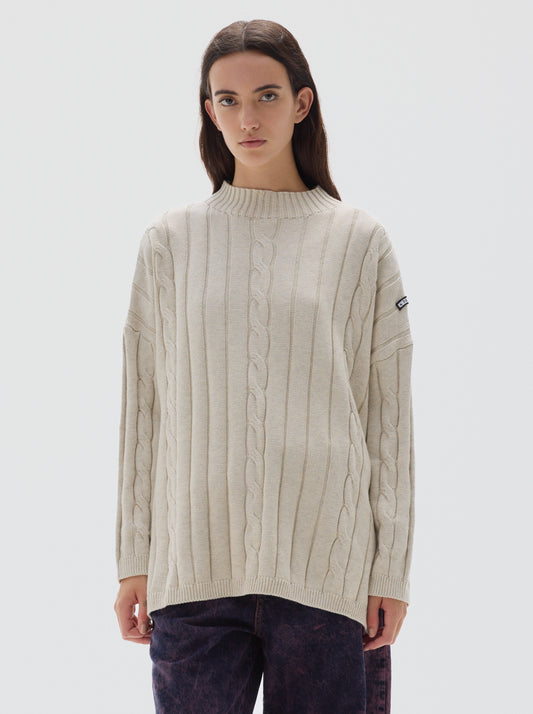 Serge cotton knit sweater_Cream