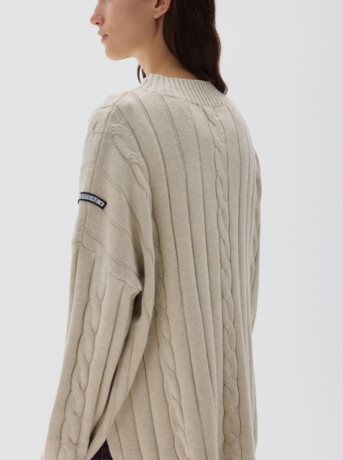 Serge cotton knit sweater_Cream