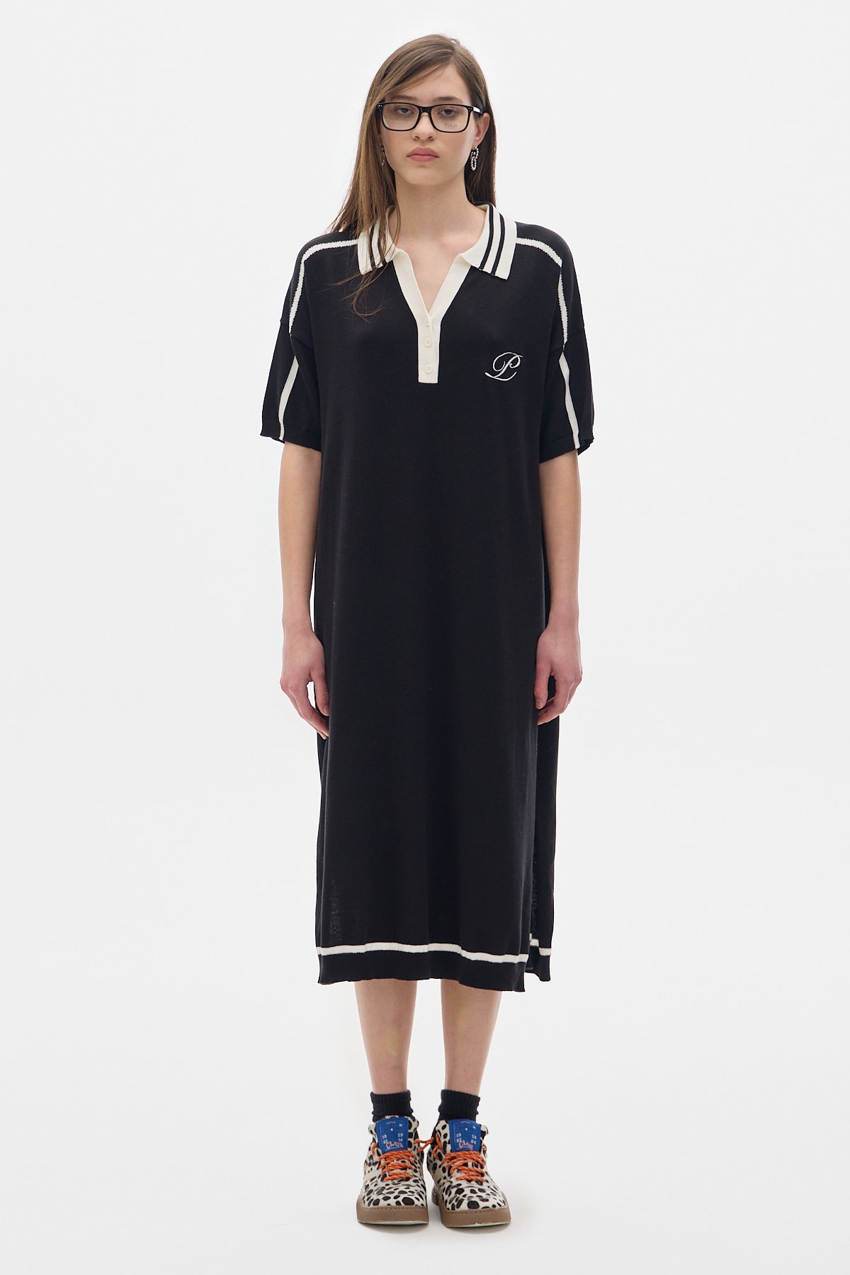 Pol Knit Dress_Black